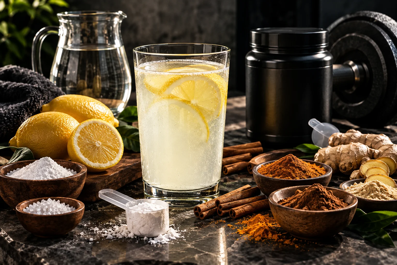 Creatina en ayunas con limón, canela y jengibre: qué funciona y qué es humo